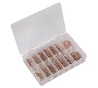 Sealey Iniettore Diesel Rame Rondella Assortimento 250pc - Metrico AB027CW