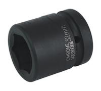Sealey 32mm Urto Presa Standard Lunghezza 1 " Sq Drive Singolo Esagonale IS132