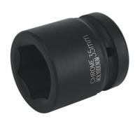 Sealey 35mm Urto Presa Standard Lunghezza 1 " Sq Drive Singolo Esagonale IS135