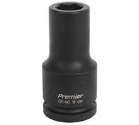 Sealey 19mm 1.9cmSq Drive Profondo Metrico Urto Presa Esagonale 6 Punto IS3419D