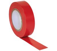 Sealey PVC Isolante Nastro 19mm X 20m Rosso Confezione Di 10 ITRED10