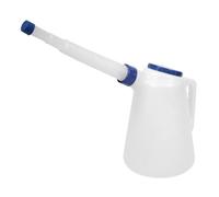 Sealey JDL5B - Contenitore per olio con coperchio blu e beccuccio flessibile, 5 l
