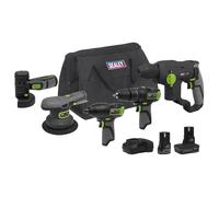 Sealey Kit Combinato Senza Fili SV10.8 Serie 5 X 10.8V 2 Batterie CP108VCOMBO7