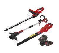 Sealey Kit Di Attrezzi Da Giardino 3 X 20V Serie SV20 - 2 Batterie CP20VCOMBO6