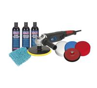Kit Di Lucidatura E Compounding Pro Ø180Mm 1100W/230V | CPK05 Sealey Nuovo