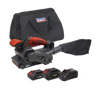 Sealey Kit Levigatrice A Nastro Cordless 20V Serie SV20 2 Batterie CP20VBSKIT