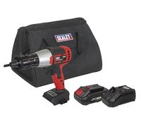 Sealey Kit rivettatrice senza spazzole SV20 da 20 V 2 Ah senza spazzole - CP20VNRKIT1