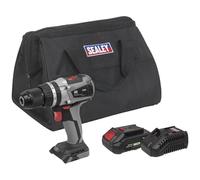Sealey Kit trapano a percussione senza spazzole serie SV20 Ø13mm 2Ah 20V - CP20VDDXKIT1