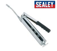 Sealey Lato Leva Ingrassatore 10000PSI 3-Way Fill - Accetta 400g Cartuccia -
