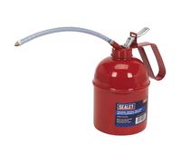 Sealey Lattina D'olio Metallica Con Beccuccio Flessibile 1000ml TP1000