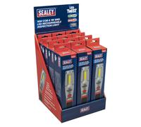 Sealey LED Twist Ricaricabile Ispezioni Luce 16W Rotondi 1W SMD Box 12 LED2001DB