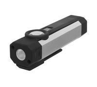 Sealey LED220UV 3W COB + 1 SMD Lampada tascabile ricaricabile in alluminio con UV