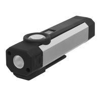 Sealey LED220UV 3W COB + 1 SMD Lampada tascabile ricaricabile in alluminio con UV