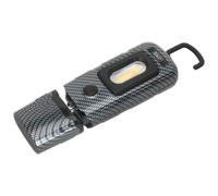 Sealey LED3601CF Ricaricabile 360° Ispezioni Luce 3W Rotondi & 1W SMD LED Carbon