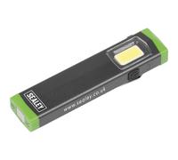 Sealey LED500SB Mini Alluminio Torcia Worklight - 500Lm - Ricaricabile -