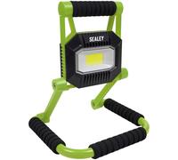 Sealey Ricaricabile Portatile Fold Piatto Proiettore 10W Cob LED Ioni di Litio