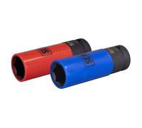 Sealey Lega Ruota Tappo Chiave a Bussola Set 1.3cmD 2pc 18.5 E 19.5mm SX01819