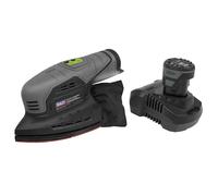 Sealey Levigatrice Dettaglio 10.8V 2Ah Batteria Litio Pad 150 X 100Mm CP108VDS