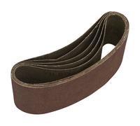 Sealey Levigatura Cintura 76 x 457mm 120Grit 5 Pack Silicone Ossido Flessibile