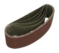 Sealey Levigatura Cintura 76 x 457mm 80Grit 5 Pack Silicone Ossido Flessibile