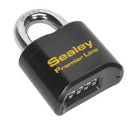 Sealey PL603 Acciaio Corpo Combinazione Lucchetto 62mm
