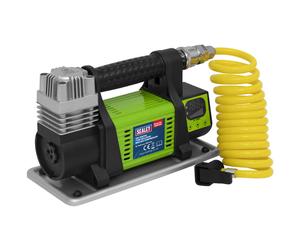 Sealey MAC04D Digital Tyre Gonfiatore / Mini Compressore Aria 12V