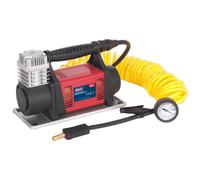 Sealey Gonfiatore Pneumatico Aria Mini Compressore 12V Resistente MAC06