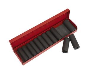 Sealey Metric Imperial Set Bussole Profonde 12pc 1cmD Singolo Esagonale AK683
