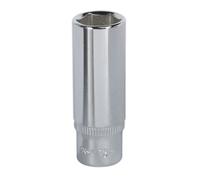 Sealey Metrico Presa 13mm Profondo 0.6cmSq Drive Pienamente Cromo Lucido SP1413D