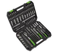 Sealey Metrico Presa e un Po' Set 171pc 0.6cm 1cm 1.3cmD Cromo Singolo Esagonale