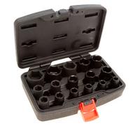 Sealey 1.3cm Metrico Chiave a Bussola Set 16 Pezzi 10mm A 32mm Standard AK5624M