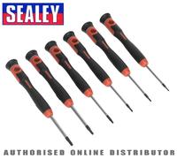 Sealey Microtip Precision Cacciavite Torx TRX-Star Set 6pz AK97304