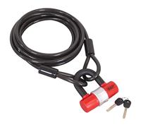 Sealey Moto Cavo Lucchetto 5m Taglio Resistente con e Chiave Set SHGCL5