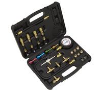 Sealey Motore a Benzina Carburante Pressione Test Kit 0-100psi 0-7bar 62mm VS564