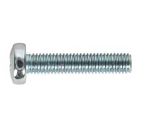 Sealey Macchina Vite M5 X 25mm Pan Testa Pozi Zinco Confezione Di 50 MSP525