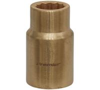 Sealey Anti Scintillante Presa 13mm 1.3cmD Walldrive 12 Punto Berilio Rame NS046
