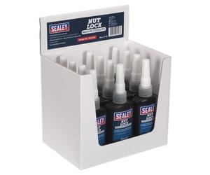 Sealey Nut Lock Media Resistenza 50ml Confezione Da 12 SCS243