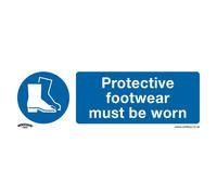 Sealey Obbligatorio Segnaletica di Sicurezza - Protettivo Calzature Must Be Worn