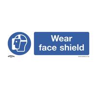 Sealey Obbligatorio Sicurezza Insegna - Wear Viso Protezione - Vinile