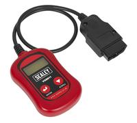 Sealey OBDII Eobd Lettore di Codice Trasparente Reset Monitor & Mil Luce VS8811