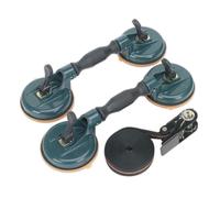 Sealey Parabrezza Ventosa Maneggio Kit 3pc Quattro 115mm Leva Operato Pads WK1
