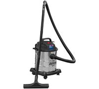 Sealey PC195SD Aspirapolvere Wet & Dry 20L 1200W/230V Inossidabile Tamburo