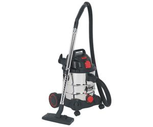 Sealey PC200SDAUTO Aspirapolvere Industriale 20ltr 1400W/230V Inossidabile Bin