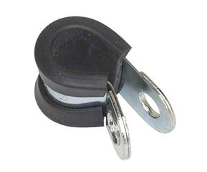 Sealey PCJ10 Clip a P Rivestita in Gomma, 0 V, Multicolore, 10 mm