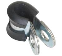 Sealey PCJ6 Clip a P Gomma Foderato Ø6mm Confezione 25
