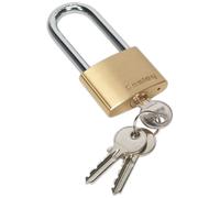 Sealey PL102L Lucchetto In Ottone Con Gancio Lungo 50Mm