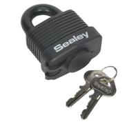 Sealey PL302W Lucchetto In Acciaio Resistente Alle Intemperie 54Mm