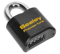 Sealey PL603 Acciaio Corpo Combinazione Lucchetto 62mm