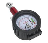 Sealey Pneumatico Manometro Con Battistrada Profondimetro 0-8bar (0-120psi)