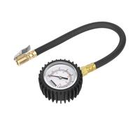 Sealey Pneumatico Manometro Con Clip-On Mandrino 0-7bar (0-100psi) Tst / Pg6